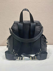 Prada Explore Re-Nylon and leather backpack Black 2VZ118_2DW3_F0002_V_OOO Length 39 x Height 37 x Base 20cm - 6