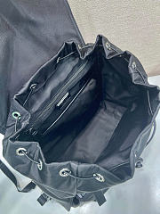 Prada Explore Re-Nylon and leather backpack Black 2VZ118_2DW3_F0002_V_OOO Length 39 x Height 37 x Base 20cm - 4
