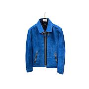 Tom Ford Cashmere Suede Zip Collar Blouson LBS051 LMS001 S23 - 1