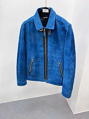 Tom Ford Cashmere Suede Zip Collar Blouson LBS051 LMS001 S23 - 2