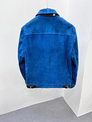 Tom Ford Cashmere Suede Zip Collar Blouson LBS051 LMS001 S23 - 3