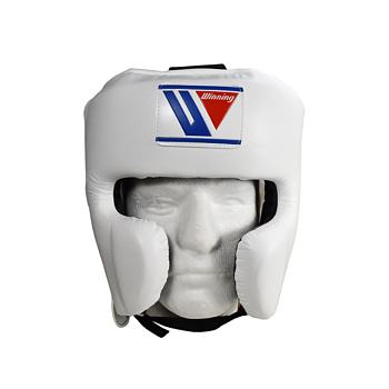 Winning Face Guard Boxing Headgear White FG-2900
