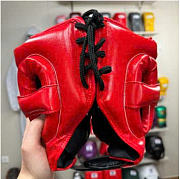 Winning Face Guard Boxing Headgear Red FG-2900 - 3