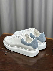 Alexander McQueen Oversized White Grey Blue (Women's) 553770WHGP79412/553770WIEF19412 - 4