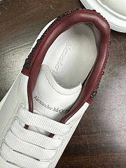 Alexander McQueen Oversized White Dark Burgundy Crystal (Women's) 718243WIE958719 - 2