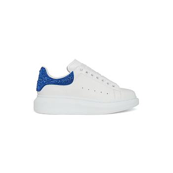 Alexander McQueen Oversized White Ultramarine Crystal (Women's) 718243WIE999407