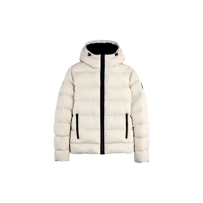  Moncler Gardy Short Down Jacket with Hood White 31188846 - 1