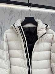  Moncler Gardy Short Down Jacket with Hood White 31188846 - 4