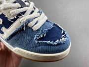 Fendi Match Blue denim low-tops 8E8505AMF1F1JID - 3