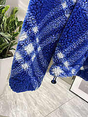 Burberry Plaid-Check Pattern Fleece Hoodie Blue/White 8078276 - 4