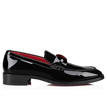 Christian Louboutin Chambelimoc Night Strass Black Patent calf leather