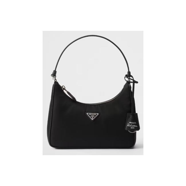 Prada Re-Edition 2005 Re-Nylon and Saffiano mini bag Black 1N204M_R064_F0002 - 1