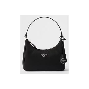 Prada Re-Edition 2005 Re-Nylon and Saffiano mini bag Black 1N204M_R064_F0002