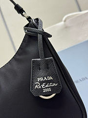 Prada Re-Edition 2005 Re-Nylon and Saffiano mini bag Black 1N204M_R064_F0002 - 3