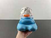 BALMAIN White & Blue Unicorn Sneakers 232251M237029 - 4