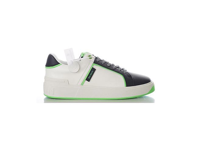 BALMAIN White & Black B-Court Sneakers 231251M237025 - 1