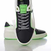 BALMAIN White & Black B-Court Sneakers 231251M237025 - 2