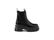 Prada bottines chelsea Monolith en cuir Black 24364727 - 1