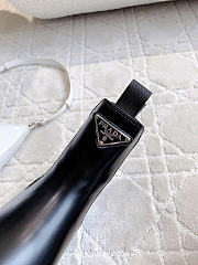 Prada bottines chelsea Monolith en cuir Black 24364727 - 6