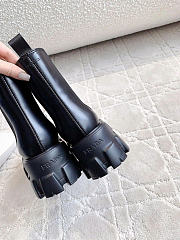 Prada bottines chelsea Monolith en cuir Black 24364727 - 5