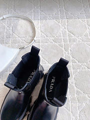 Prada bottines chelsea Monolith en cuir Black 24364727 - 3