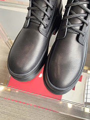 Valentino Black Leather Roman Stud Combat Boots WS0Q03BEK_0NO - 6