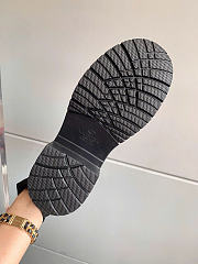 Valentino Black Leather Roman Stud Combat Boots WS0Q03BEK_0NO - 4