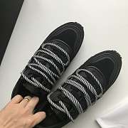 BALMAIN Black Racer Micro Pearl Sneakers 231251M237041 - 3