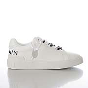 BALMAIN White B-Court Sneakers 231251M237060 - 5