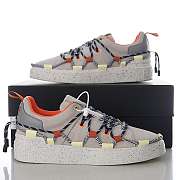 BALMAIN Gray Cord-Lock Sneakers 231251M237029  - 5