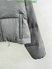 Miu Miu Grey Polyester Down Jacket ML1083SOOO15PRF0024 - 4