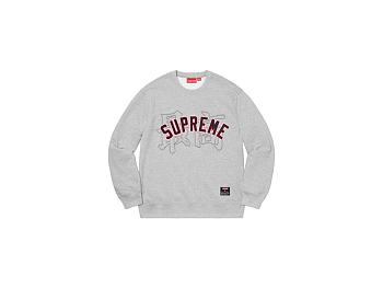 Supreme Kanji Logo Crewneck 'Heather Grey' SS20SW64 HEATHER GREY