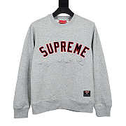 Supreme Kanji Logo Crewneck 'Heather Grey' SS20SW64 HEATHER GREY - 6
