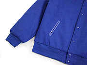 Men's Stussy Sport Melton Varsity Jacket Blue - 3