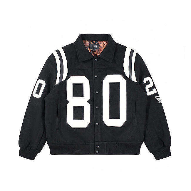 Stussy 80 Wool Varsity Jacket Unisex - 1