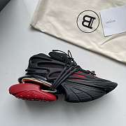 Balmain Unicorn Low 'Black Red' Balmain Unicorn Low 'Black Red' AM1VJ309TNCS EGU - 4