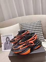 Balmain Unicorn Low-Top Orange Black YM1VJ309KNCA - 4