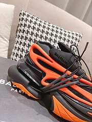 Balmain Unicorn Low-Top Orange Black YM1VJ309KNCA - 2