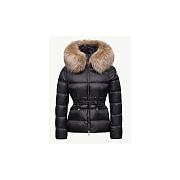 Moncler Boed Hooded Shearling-Trimmed Short Down Jacket K20931A00099595FE - 1