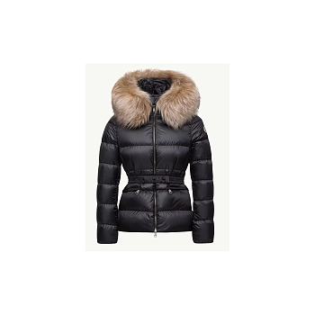 Moncler Boed Hooded Shearling-Trimmed Short Down Jacket K20931A00099595FE