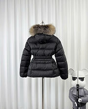 Moncler Boed Hooded Shearling-Trimmed Short Down Jacket K20931A00099595FE - 3