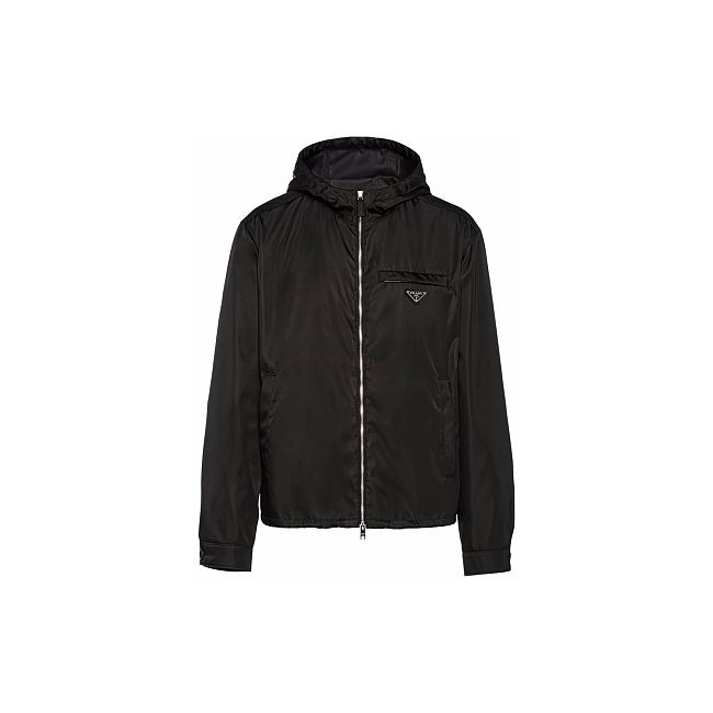 Prada veste Re-Nylon à capuche Black 17504720 - 1