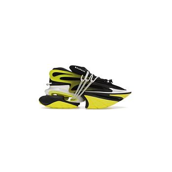 Balmain Unicorn Low-Top Black Yellow YM0VJ309KNET