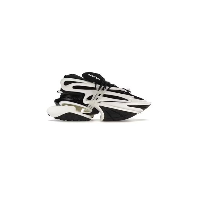 Balmain Unicorn Low-Top Black White AM1VJ309KNOC / AN0VF724KNOC / BM1VJ309KNOC - 1