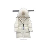Moncler Ruvuma Long Down Jacket White I20931C00040596TM032 - 1