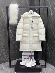 Moncler Ruvuma Long Down Jacket White I20931C00040596TM032 - 3