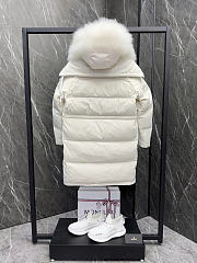Moncler Ruvuma Long Down Jacket White I20931C00040596TM032 - 2