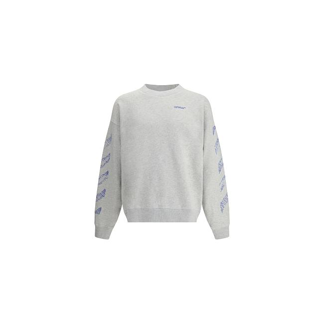 Off-White Scribble Diagram Crewneck Gray 32259080 - 1