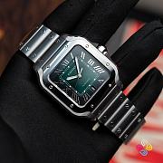 2025 Cartier Santos de Cartier Large Green Dial 40mm WSSA0062 - 3