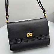 Balenciaga Underarm Shoulder Bag Black 23.5*18*7cm - 2